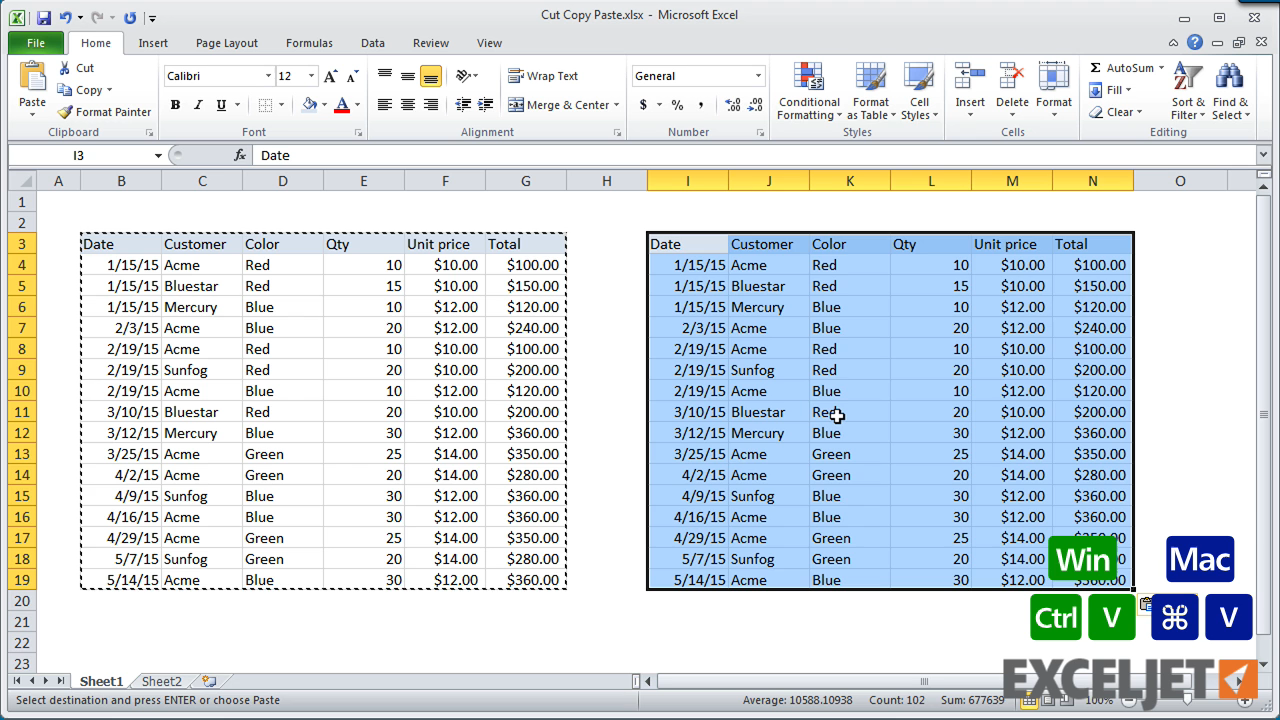 How to copy and paste a file in excel vba
