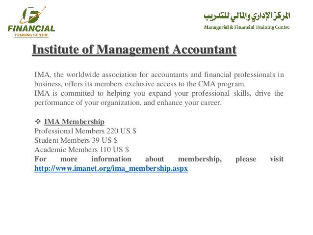 Certified Management Accountant Cma Program Online